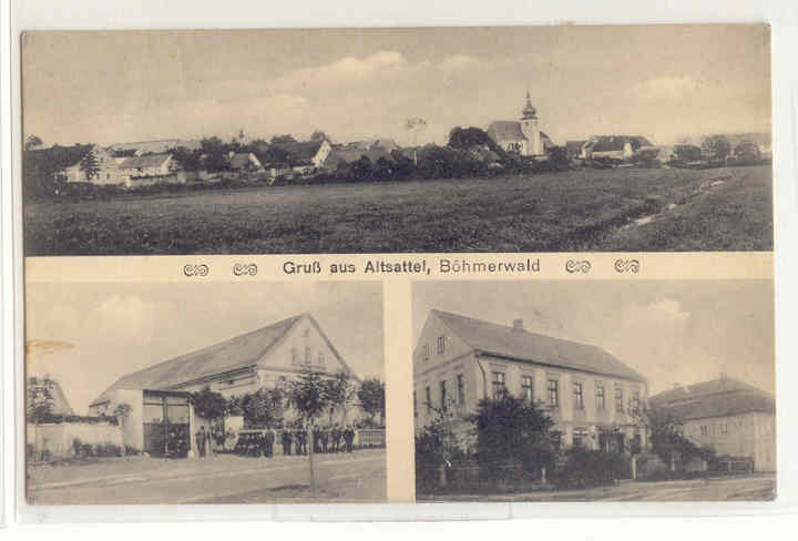Postkarte, gelaufen im Juli 1918